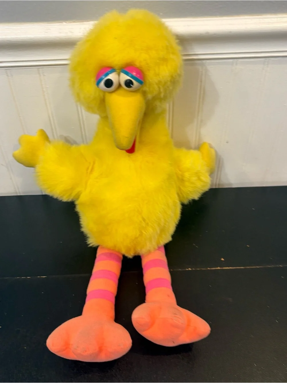 VTG Talking Big Bird Pull String. He Works! Big 23